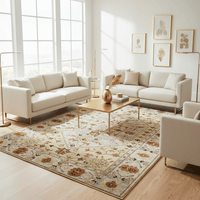 Achromic Beige Premium Hand Tufted Carpet