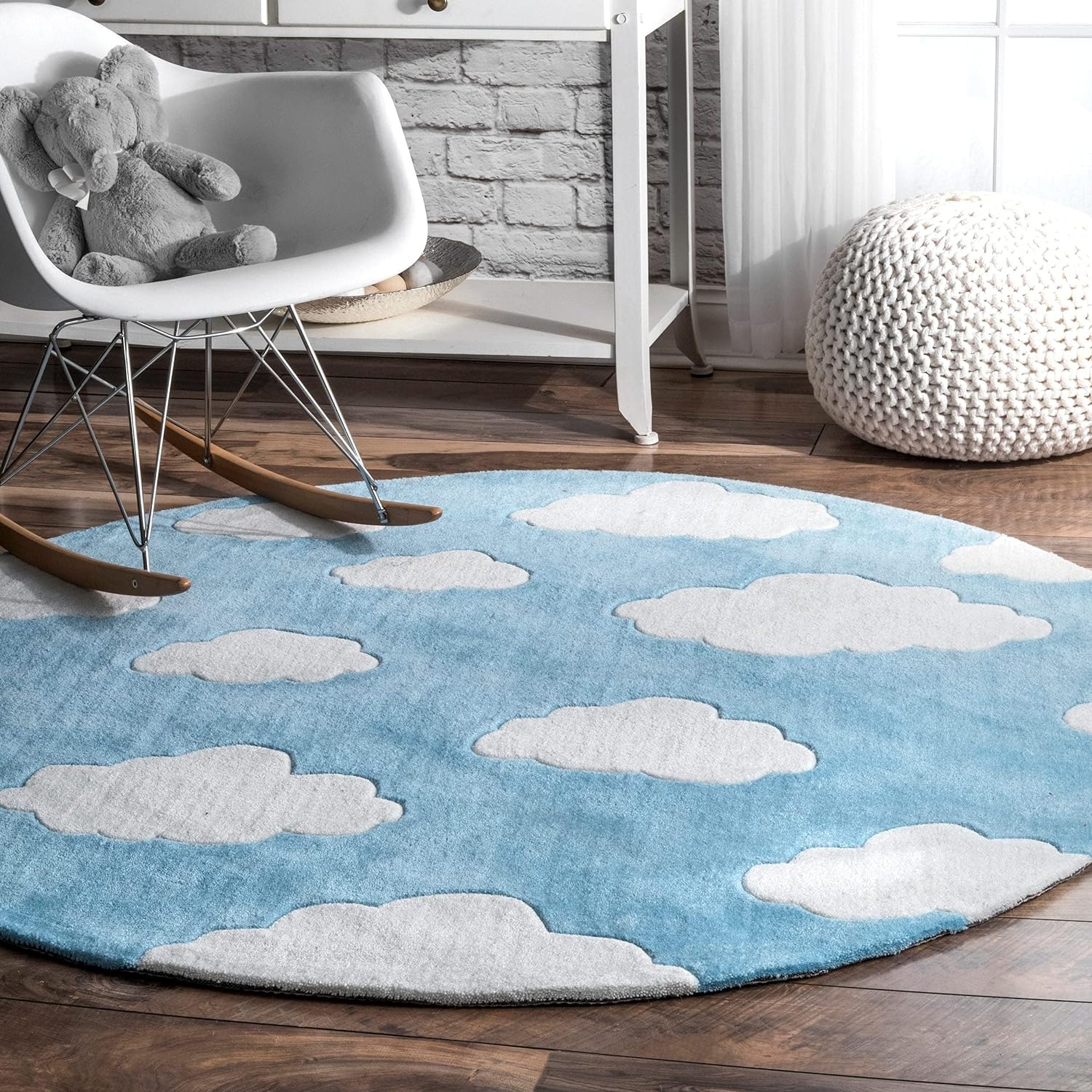 Velvi Round Hand Tufted Carpet & Rug