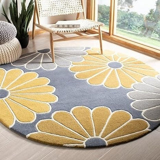 Roundelle Round Hand Tufted Carpet & Rug