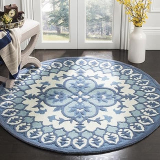 Furryora Round Hand Tufted Carpet & Rug