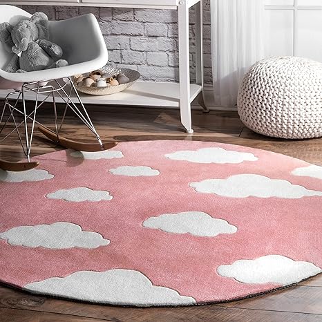 Plushoria Round Hand Tufted Carpet Rug Carpet Planet