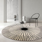 Softique Round Hand Tufted Carpet & Rug