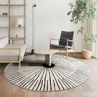 Softique Round Hand Tufted Carpet & Rug