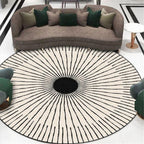 Softique Round Hand Tufted Carpet & Rug