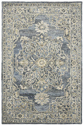 Denim Blues Premium Hand Tufted Carpet