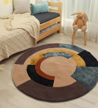 Lushizo Round Hand Tufted Carpet & Rug