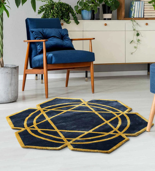 Cirquora Round Hand Tufted Carpet & Rug