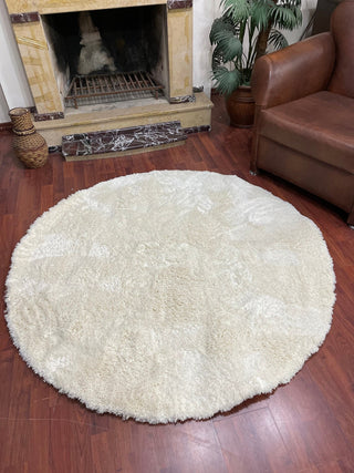 Ethereal Round Shaggy Carpet & Rug