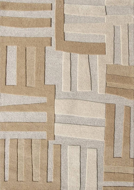 Halo Geometrical Hand Tufted Carpet & Rug