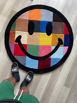 Smiley Face High Quality hand Tufted Rug