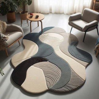 Arc Irregular Hand Tufted Carpet