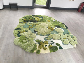 Bloom Moss Hand Tufted Carpet & Rug