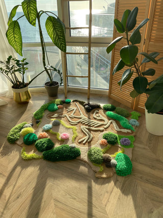 Signature Moss Hand Tufted Carpet & Rug