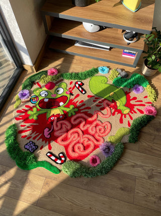 Velour Moss Hand Tufted Carpet & Rug