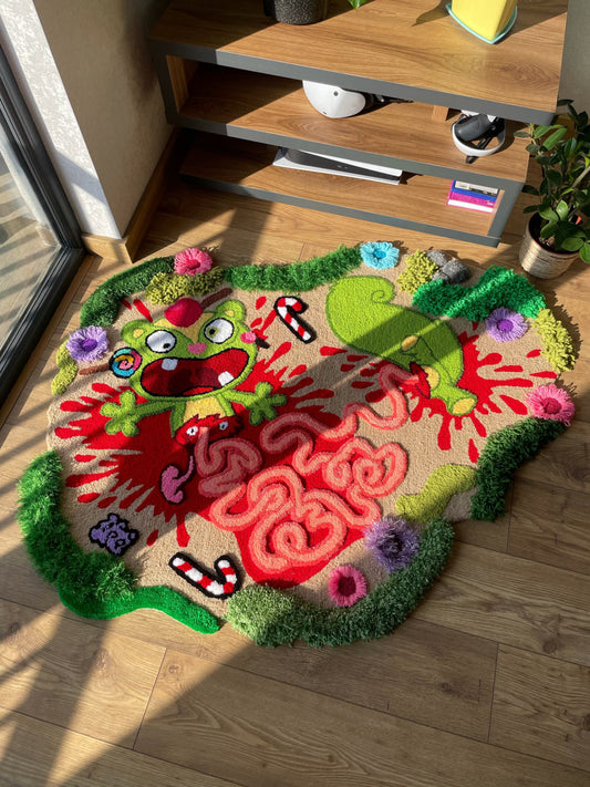 Velour Moss Hand Tufted Carpet & Rug