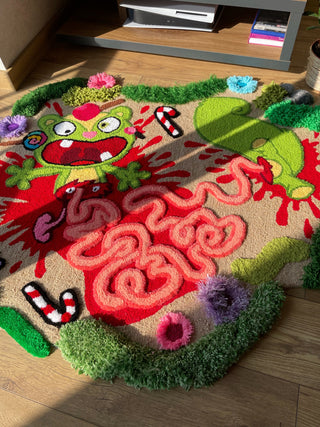 Velour Moss Hand Tufted Carpet & Rug