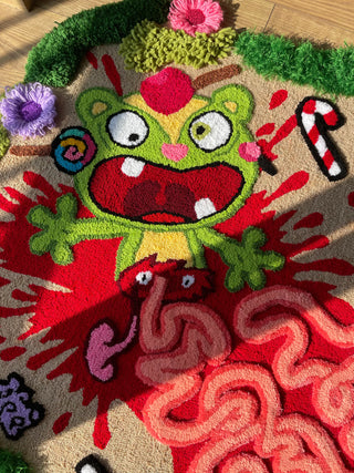 Velour Moss Hand Tufted Carpet & Rug