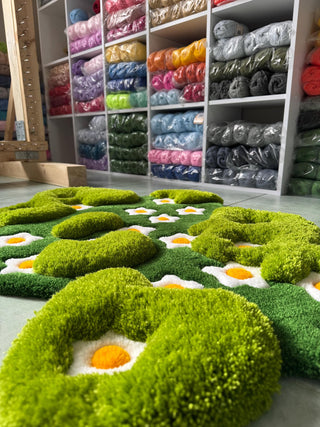 Luxury Moss Hand Tufted Carpet & Rug