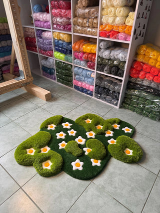 Luxury Moss Hand Tufted Carpet & Rug