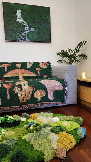 Lunar Moss Hand Tufted Carpet & Rug