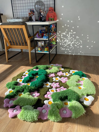 Touch Moss Hand Tufted Carpet & Rug