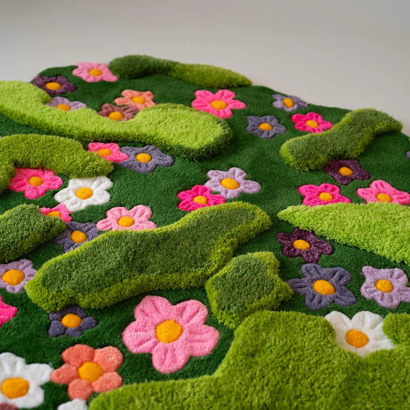 Meadow Moss Hand Tufted Carpet & Rug