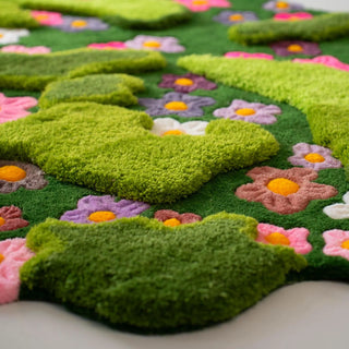 Meadow Moss Hand Tufted Carpet & Rug