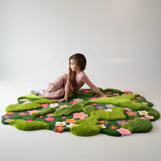 Meadow Moss Hand Tufted Carpet & Rug