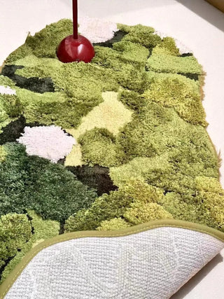 Plush Moss Hand Tufted Carpet & Rug