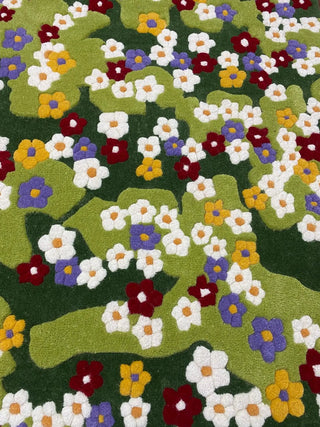 Emerald Moss Hand Tufted Carpet & Rug