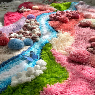 Shampy Moss Hand Tufted Carpet & Rug