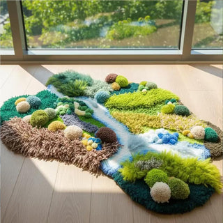 Classic Moss Hand Tufted Carpet & Rug
