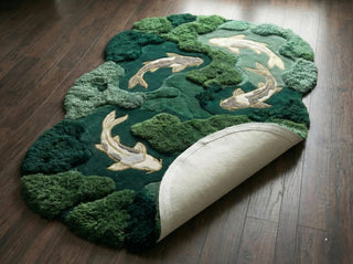 Eme Moss Hand Tufted Carpet & Rug