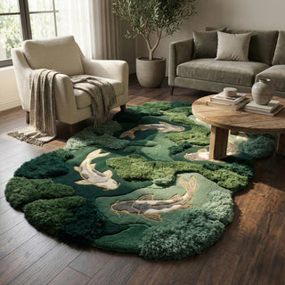 Eme Moss Hand Tufted Carpet & Rug