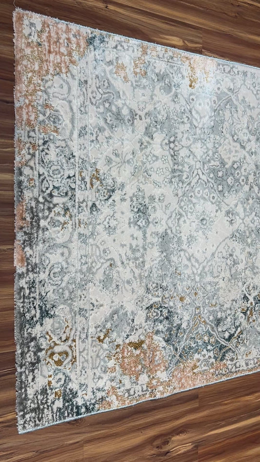 Mystic Ash Modern Carpet & Rug 4x6