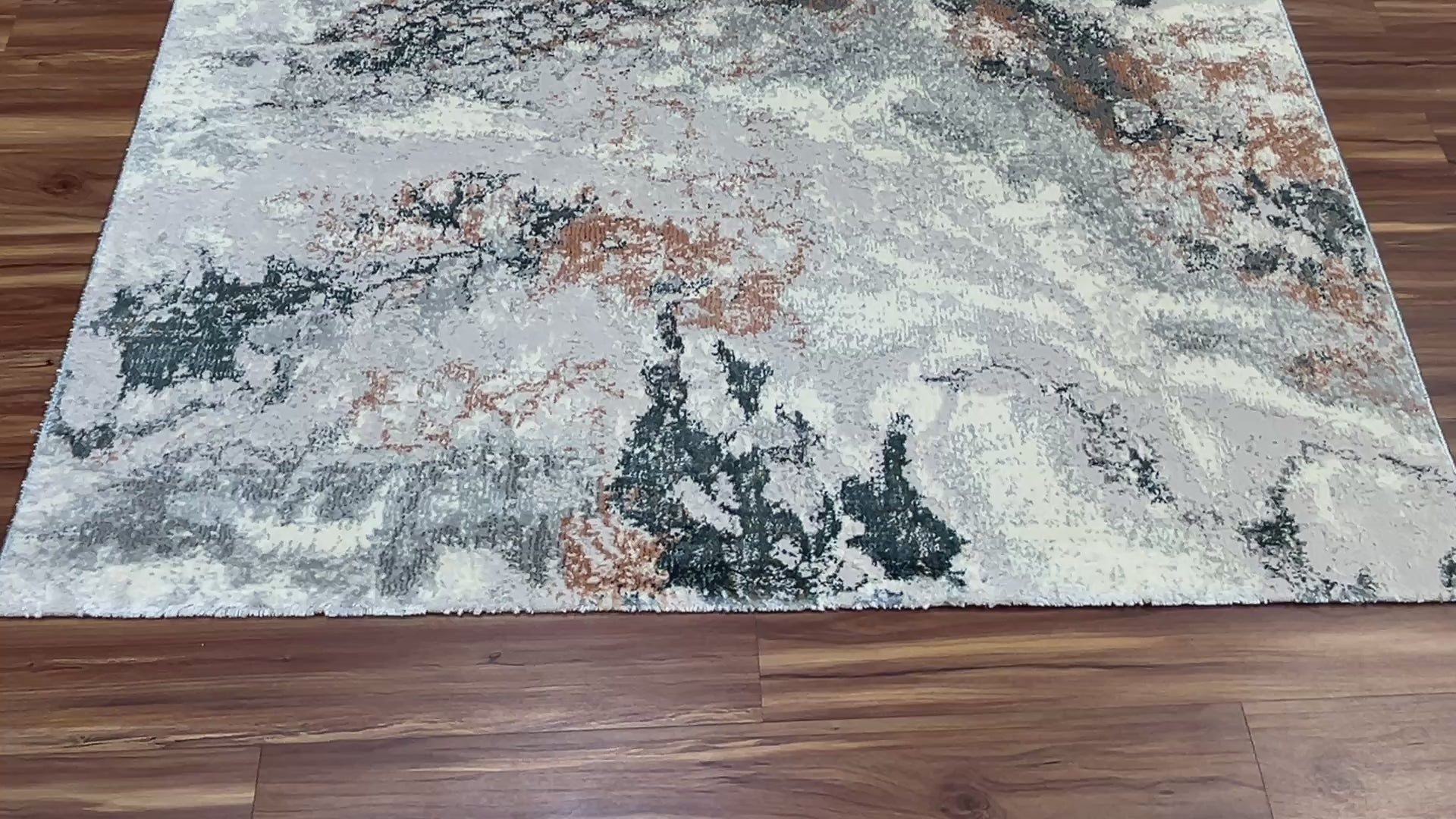 Silver Modern Carpet & Rug 5x7