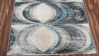 Halo Texture Modern Carpet & Rug 4x6