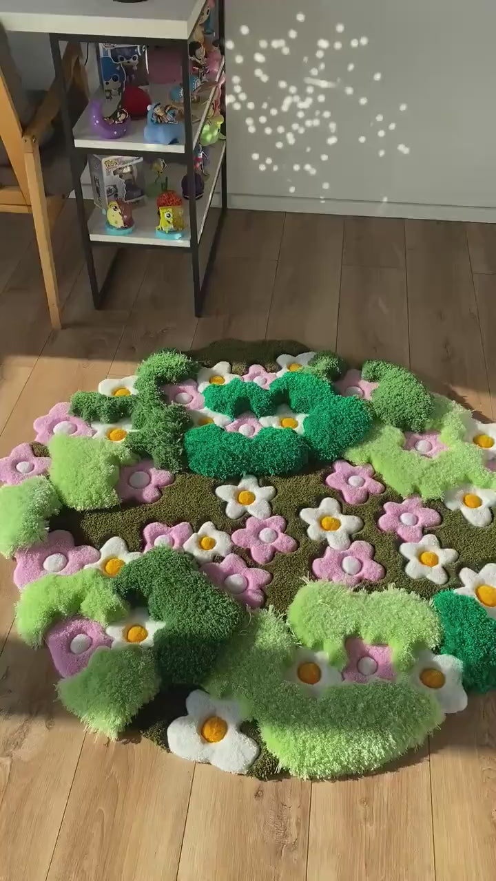 Touch Moss Hand Tufted Carpet & Rug