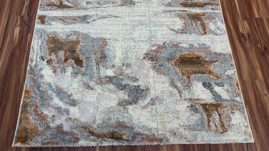 Blush Alloy Modern Carpet & Rug 4x6