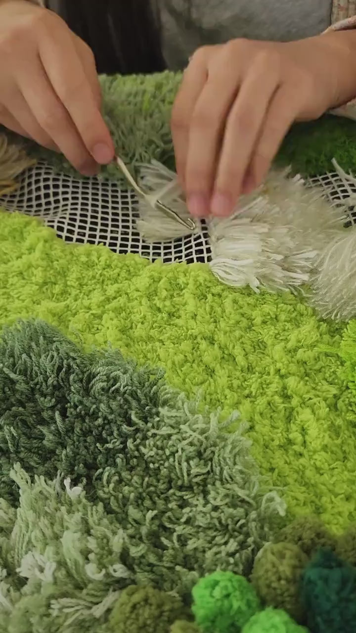 Cloud Moss Hand Tufted Carpet & Rug