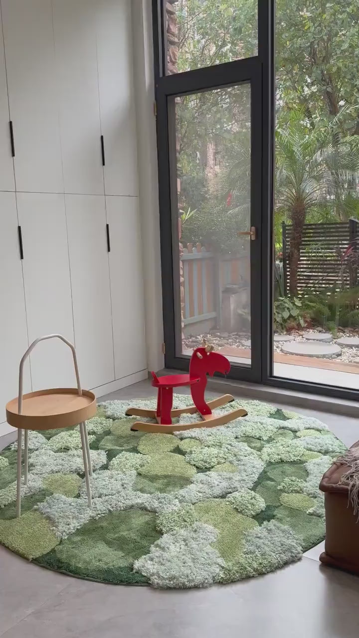 Dew Moss Hand Tufted Carpet & Rug