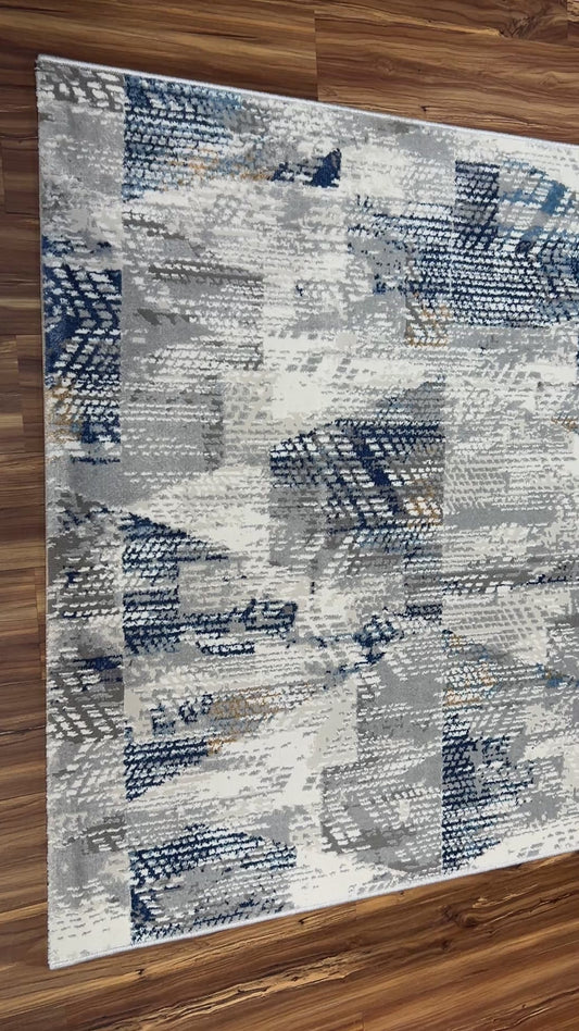 Iron Mist Modern Carpet & Rug 4x6