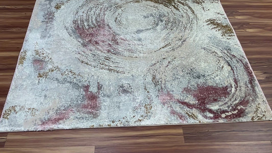Dustgrey Modern Carpet & Rug 6x9