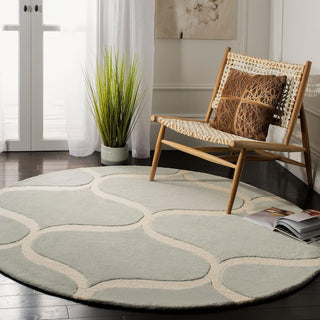 Velvenio Round Hand Tufted Carpet & Rug