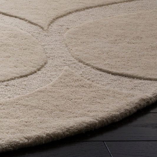 Orbique Round Hand Tufted Carpet & Rug
