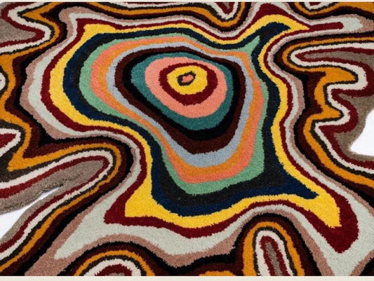 Veer Irregular Hand Tufted Carpet