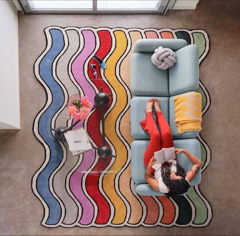 Surge Irregular Hand Tufted Carpet