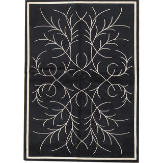 Black Area Rugs Premium Hand Tufted Carpet