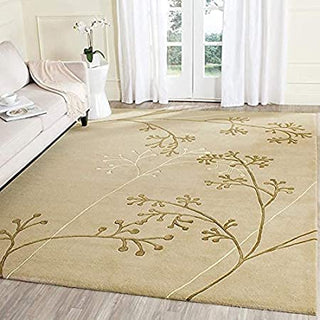 Hand Tufted Modern Design Wool Carpet for Living Room, Bedroom, Drawing Room and Hall  -beige