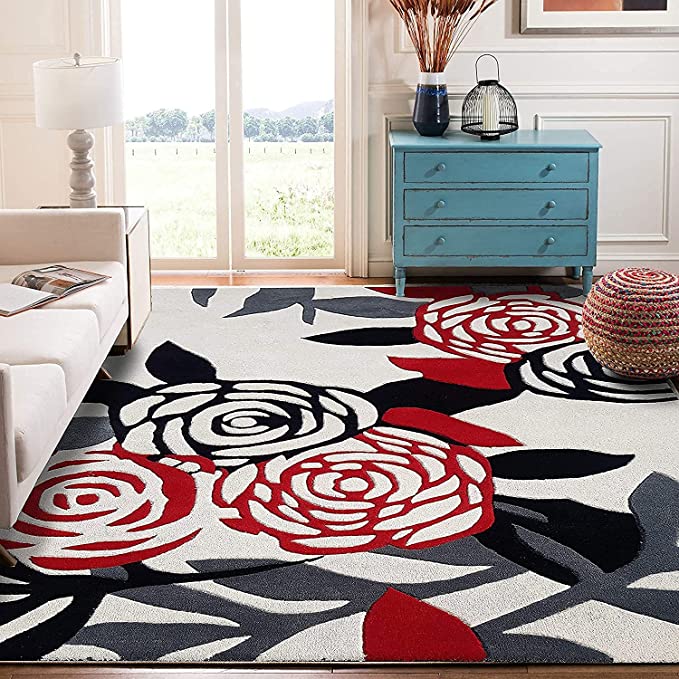 Jasminea Floral Hand Tufted Carpet & Rug
